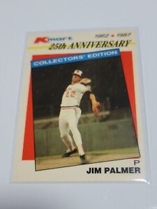 JIM PALMER 1987 Topps KMart Glossy Odd #17.  ORIOLES
