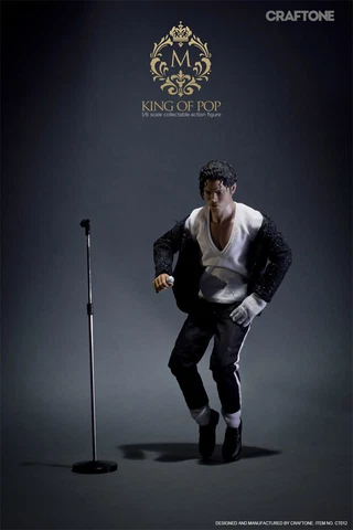 Stock CRAFTONE 1/6 King of Pop Michael Jackson Collectible Action Figure Gift Cover