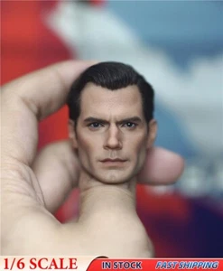 1/6 Scale Henry Cavill Male Man Head Sculpt F 12"Hot Toys Male Body Figure Model - Picture 1 of 4
