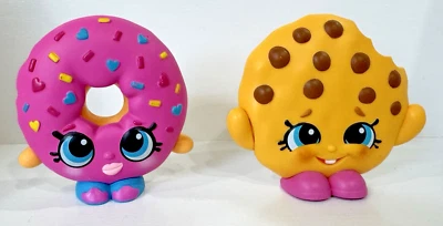 Funko Shopkins Chocolate Chip Coleccionable Kooky Cookie & D'Lish Donut Foto 1 de 4
