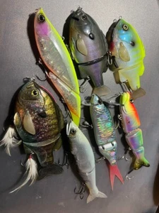 DRT Tiny Klash Davinci 190 Jointed Claw 178 Bull Shooter 160 Big Bait Lure Set - Picture 1 of 8