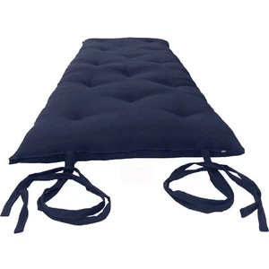 Colchón tradicional de futón rodante de piso, Shikifuton para dormir 3 x 27 x 80 azul marino - Imagen 1 de 2