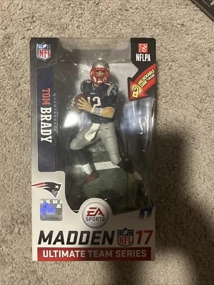 Figura 1 Tom Brady Patriots McFarlane EA Sports Madden 17 Ultimate Team Series Foto 1 de 4