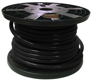 100 FT Black 6 AWG Gauge Bulk Battery Cable Switch Starter Ground 100% Copper - Picture 1 of 7