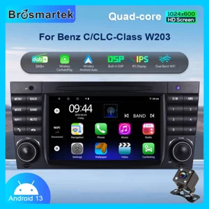 Android 13 Autoradio CarPlay 3+32GB GPS Navi Für Mercedes C/CLK Klasse W203 W209 - Bild 1 von 12