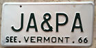 Vanity JA PA license plate John Joe Joseph Jack Jared Jon Philip Perry Pete Jan