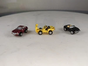 80s Galoob Micro Machines Lot Cars Jaguar Maroon Deluxe Yellow black Ferrari - Picture 1 of 18