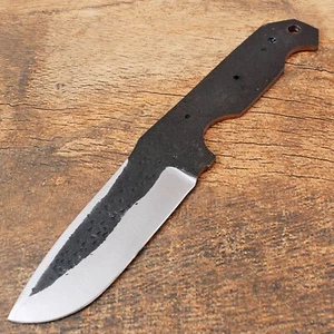 8'' CUSTOM HAND FORGED 1095 CARBON STEEL BLANK BLADE HUNTING SKINNING KNIFE 240 - Picture 1 of 5