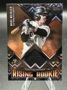 Actualización Topps 2024 - Wade Meckler - Reliquia de novato Black Rising #d/199 GIANTS - Imagen 1 de 3