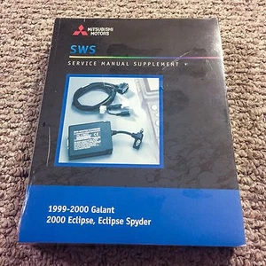 1999 2000 Mitsubishi Galant Eclipse Spyder SWS Service Repair Manual Supplement - Picture 1 of 2