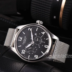 44mm Parnis Sapphire Japan Automatic Men Mechnical Watch Stainless Steel Band - Picture 1 of 7