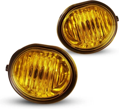 Luces antiniebla lente amarilla para Toyota Matrix Pontiac Vibe 2003-2008 con bombillas de cableado Foto 1 de 4
