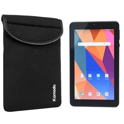 Neoprene Tablet Case for Alba 7 Inch Device Padded Soft Cover Protection Sock - Image 1 of 4