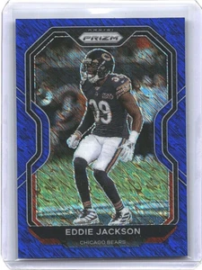 Eddie Jackson 2020 Panini Prizm #194 Blue Shimmer /99 Chicago Bears FAST SHIP - Picture 1 of 2