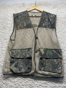 VINTAGE Game Winner Camo Hunting Vest Full Zip One Size EUC - Picture 1 of 8