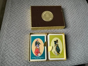 WADDINGTONS FEINE SPIELKARTEN IN BOX OFFIZIER & KAPITÄN KOMPLETT SEHR GUTER ZUSTAND - Bild 1 von 3