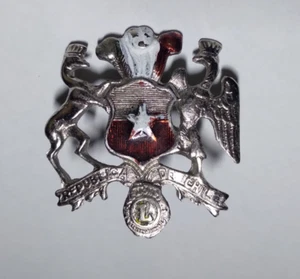 Insignia prendedor solapa club de leones República de Chile vintage 1,5" - Imagen 1 de 6