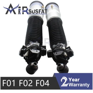 Pair Rear R+L Air Suspension Shock Absorbers For BMW F01 F02 740i 750Li 760Li - Picture 1 of 6