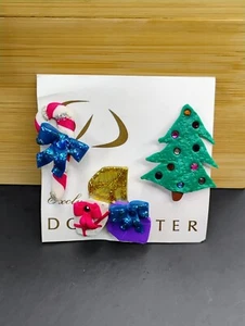 Vintage Doncaster Polymer Clay Christmas Pins - Picture 1 of 9