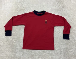 Vintage Gymboree Boys Size Tag XXL*  Red PJ Sleep Shirt Embroidered Lighthouse - Picture 1 of 10