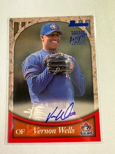K134,177 - 1999 Bowman Autographs #BA64 Vernon Wells Auto - Picture 1 of 1