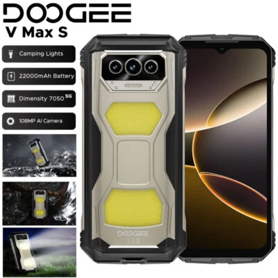 Global DOOGEE V Max S 5G Rugged Phone Android 14 Mobile Waterproof 22000mAh 256G - Image 1 of 4