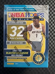 2019-2020 NBA Hoops Premium Stock Sealed Blue Blaster Box Exclusive Red Prizm! - Picture 1 of 3