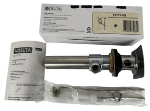 Delta 72177-SS Desbordamiento Pop-Up Cuadrado de Metal - Remodelación de Acero Inoxidable Hágalo Usted Mismo Baño Nuevo en Caja - Imagen 1 de 5