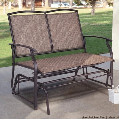 Двухместная скамья-качалка для патио планера на открытом воздухе на 2 человека - Изображение 1 из 4