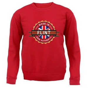 Made In Flint - Kids Hoodie / Sweater - Hometown City Town Live Love Born Place - Picture 1 of 20