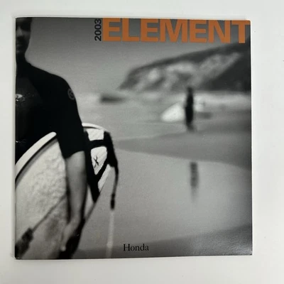 2003 HONDA Element US Sales Brochure Foto 1 de 4
