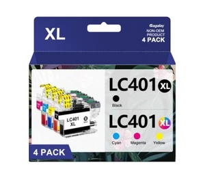 Gagalay LC401XL Tintenpatronen für Brother Drucker LC401 High Yield kompatibel - Bild 1 von 12