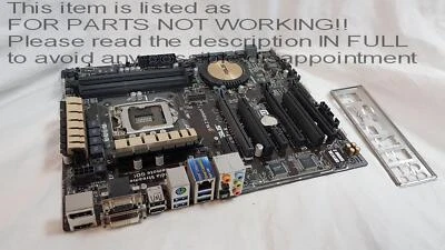 UNGETESTET! Asus Z97-a Computer Motherboard NUR mit E/A Shield - Bild 1 von 4