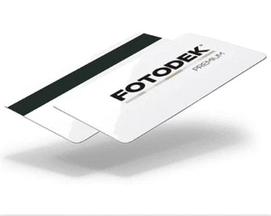 Tarjetas en blanco PVC HI-CO PREMIUM FOTODEK BLANCO 4000oe Mag Stripe 760 micras paquete de 100 - Imagen 1 de 1