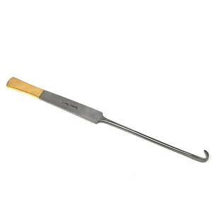 PAQUETE DE ESTERILIZACIÓN DE MANGO DORADO PREMIUM DE ALTA CALIDAD PREMIUM GANCHO DE OVERIECTOMÍA - Imagen 1 de 3
