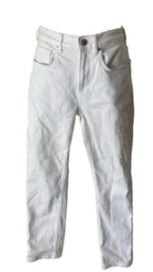 Everlane Women's White Denim High Rise Straight Leg Casual Jeans SZ 26 Regular - Picture 1 of 9