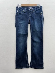 Cruel Women’s 3R Slim “Olivia” Bootcut Jeans Dark Wash Bling - Picture 1 of 11