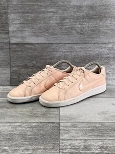 Nike Court Royale Coral Pink Womens 8 Tennis Shoes Preowned 749867-604 Leather - Picture 1 of 12
