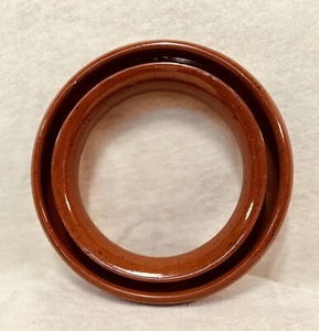 NED FOLTZ PANSY RING VASE, SIGNED, DATED, VINTAGE, 1994 - Picture 1 of 13