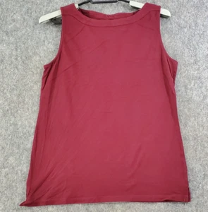Top Talbots donna maglione medio marrone maglia senza maniche girocollo comodo - Foto 1 di 11