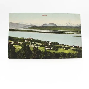 NORWAY Postcard - Molde Aerial View Town Mountains Unposted - Picture 1 of 2