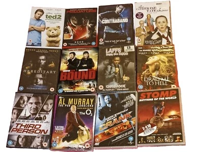 Job Lot Of 12 NEW SEALED DVDs Catherine Tate Show Ted2 Al Murray Stomp Bound Etc - Image 1 of 2