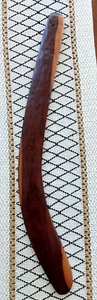 VTG 50's ABORIGINAL MULGA WOOD BOOMERANG KILLING STICK WESTERN AUSTRALIA 71CM - Picture 1 of 12