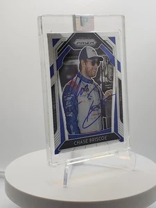 NASCAR Chase Briscoe Signed 2020 Panini Prizm Racing Card #40 [PA Encapsulated] - Picture 1 of 22