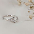 Princess Cut 0.85 Ct Igi Gia Lab Created Diamond Engagement Ring 18K White Gold
