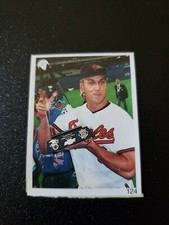 1992 Red Foley Book Mini Hand Cut Sticker #124 Cal Ripken Jr. HOF