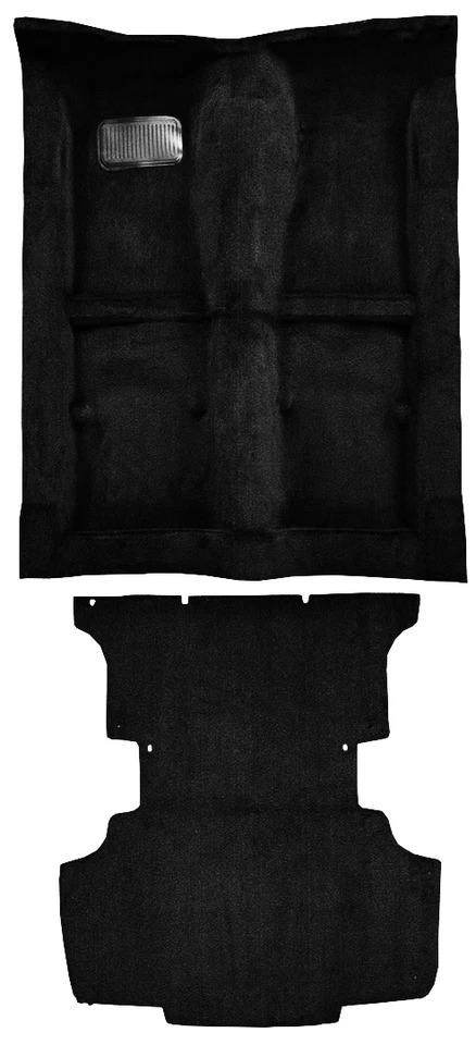 76-77 Toyota Celica Hatchback Complete BLACK Molded Carpet Set - Imagem 1 de 1