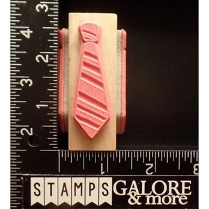 Art Gone Wild Rubber Stamps TIE CUBE NECKTIE MAN SUITPAISLY DOTS STRIPS #T09 - Picture 1 of 4