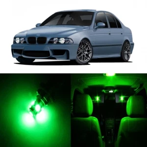 20 x Green LED Interior Light Package For 1996 - 2003 BMW 5 Series M5 E39 + TOOL - Picture 1 of 7