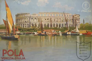 Italy Venice Pola Poster by Vintage Travel Posters Giclee Art Print Ships Free - Picture 1 of 3